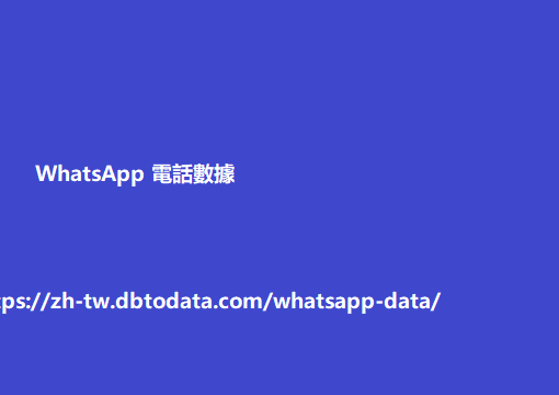 WhatsApp 電話數據 2